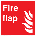 Fire flap Text: 